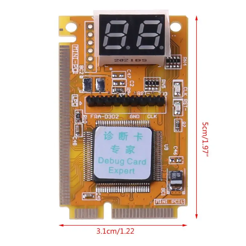 Мини анализатор компьютерных ноутбуков 3 в 1 PCI/PCI E/LPC тестовый модуль