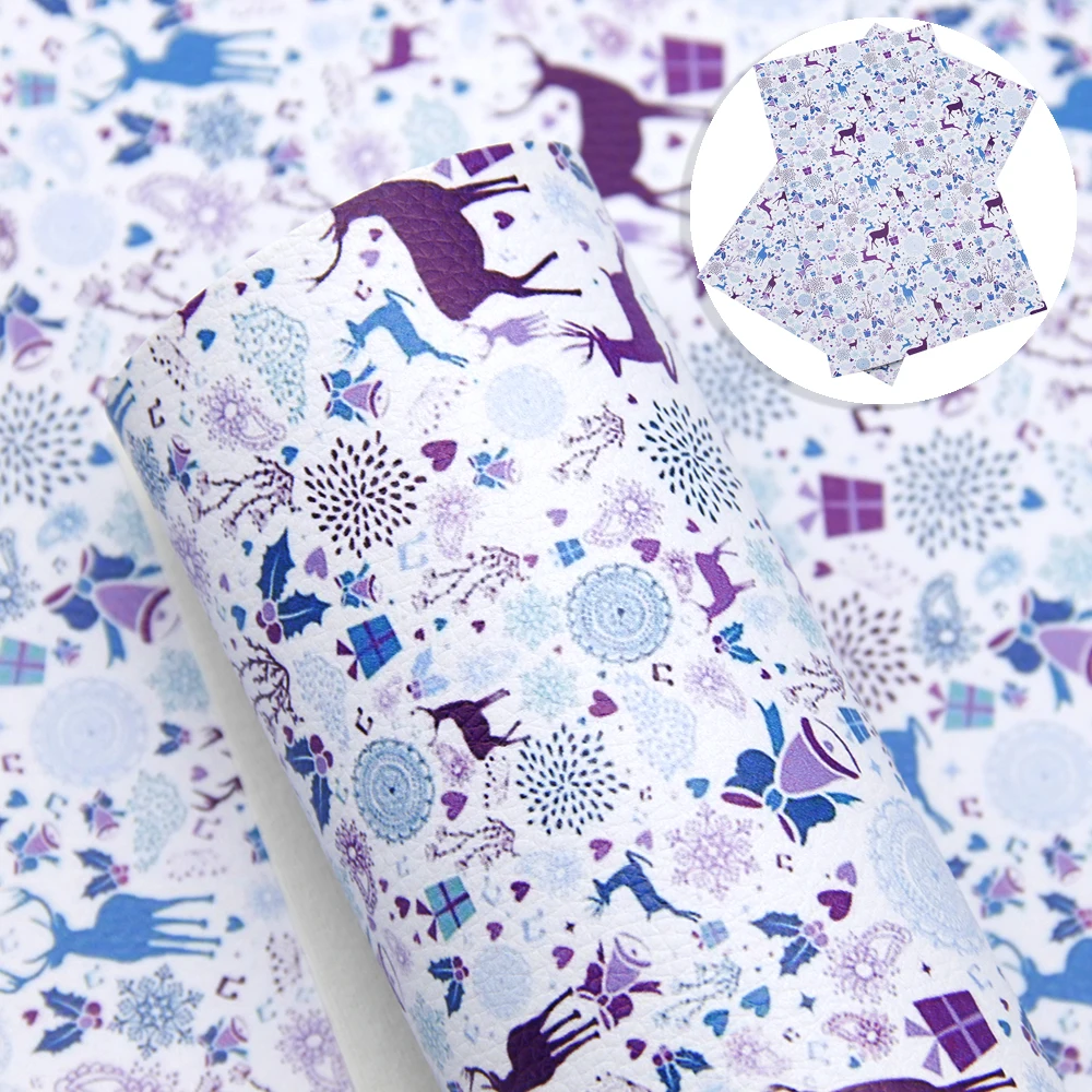 20*33 см Рождественская серия печатная брошюра зернистый личи искусственная кожа