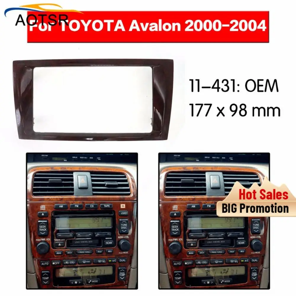 Радио Переходная для Toyota Avalon 2000 2001 2002 2003 2004 панель автомобильная стереосистема