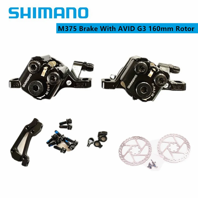 Shimano ALTUS M2000 BR M375 механические дисковые тормоза AVID G3 160 мм с дисковый тормоз ротора