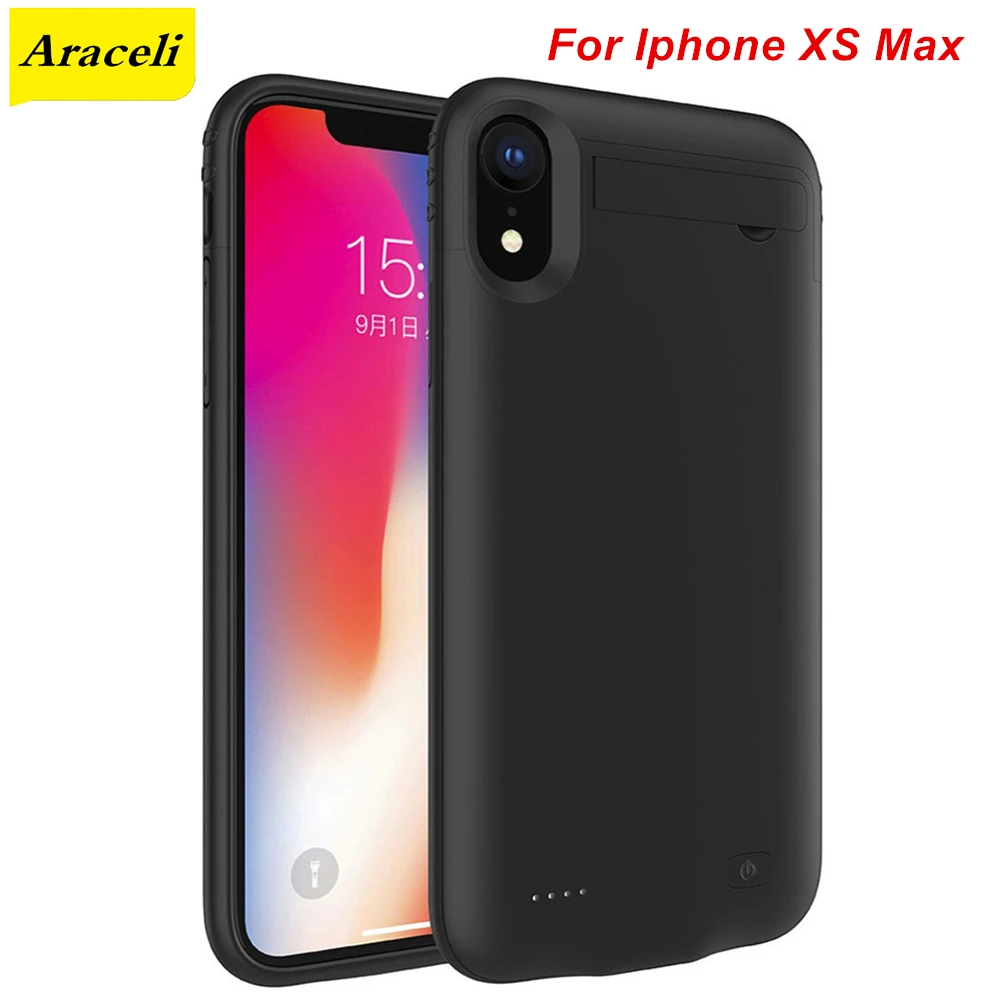 Чехол Araceli для Iphone XS Max зарядное устройство 5200 мАч чехол смартфона внешний