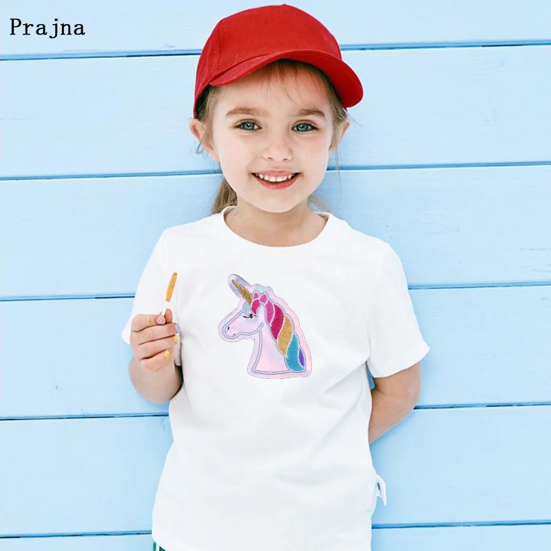 Милые нашивки в форме единорога вышитые утюжок на нашивке для одежды дети