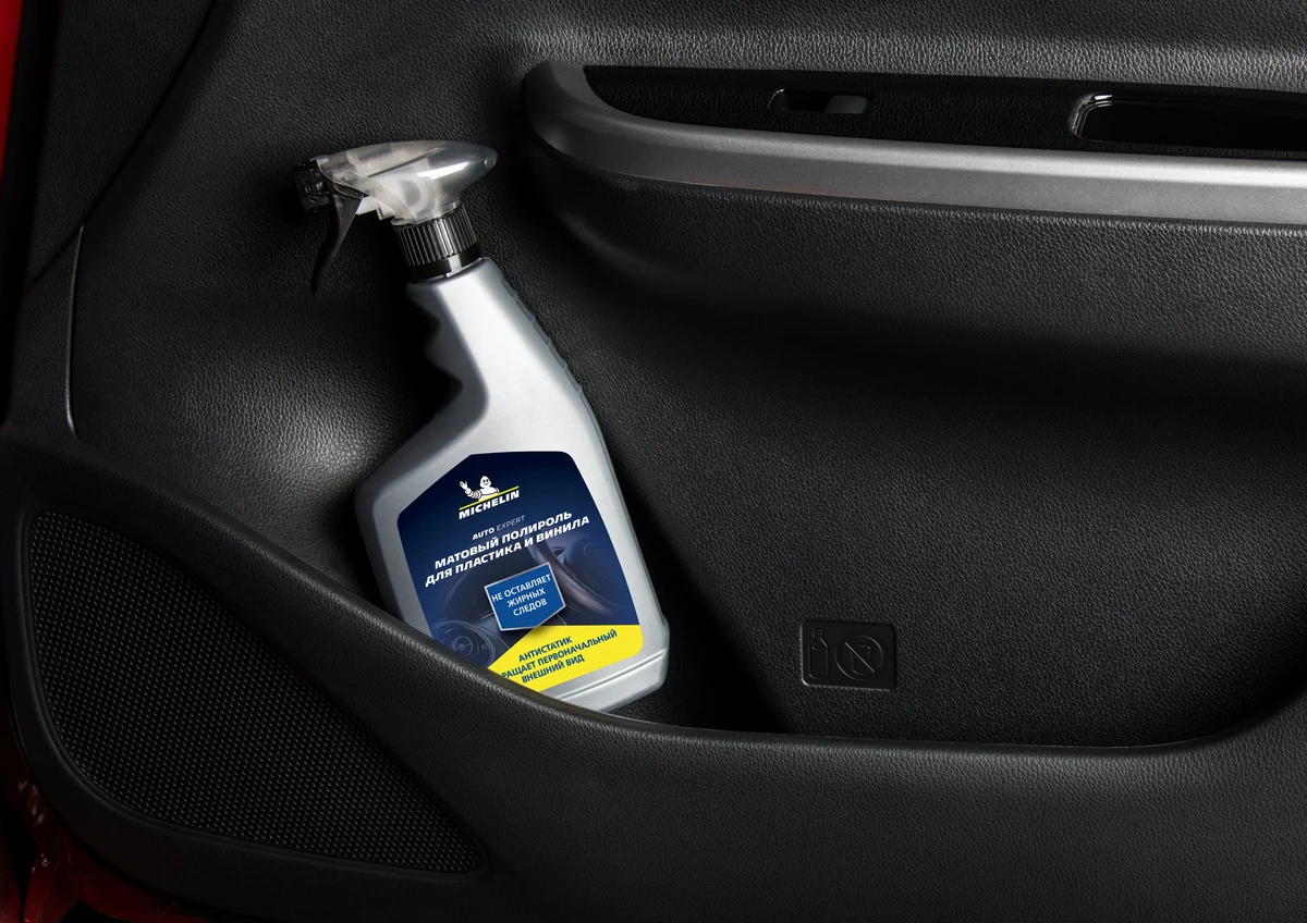 Полироль для пластика и винила MICHELIN спрей-триггер 650 мл. матовый 31463 | Автомобили