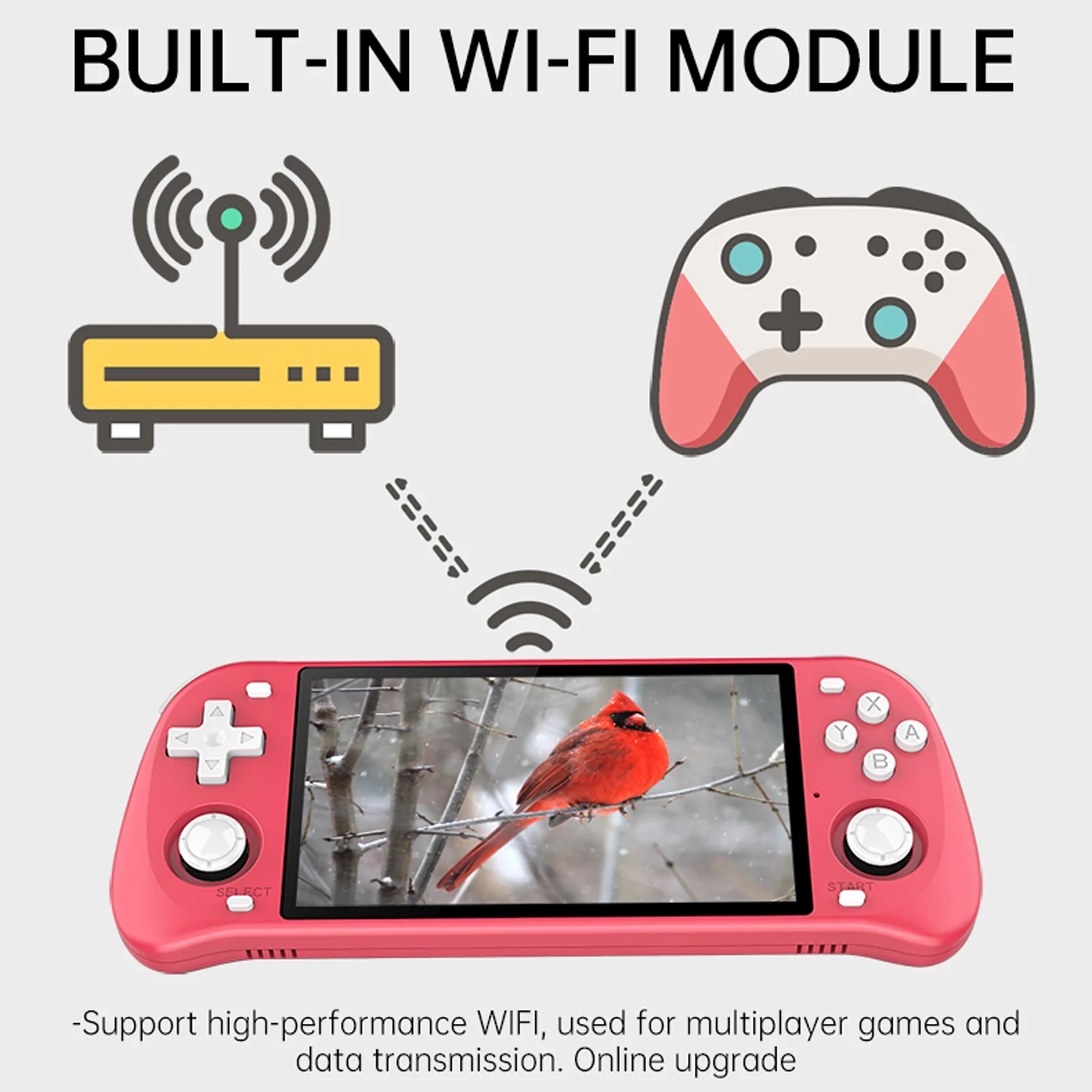 Портативная игровая Ретро консоль Powkiddy RGB10MAX2 портативные игровые плееры с 64 Гб