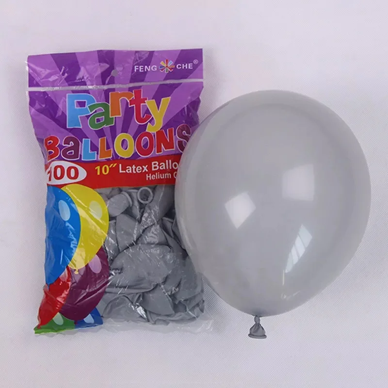 Pastel воздушные шары-гирлянды 4D серебристый макарон серый зеленый синий для