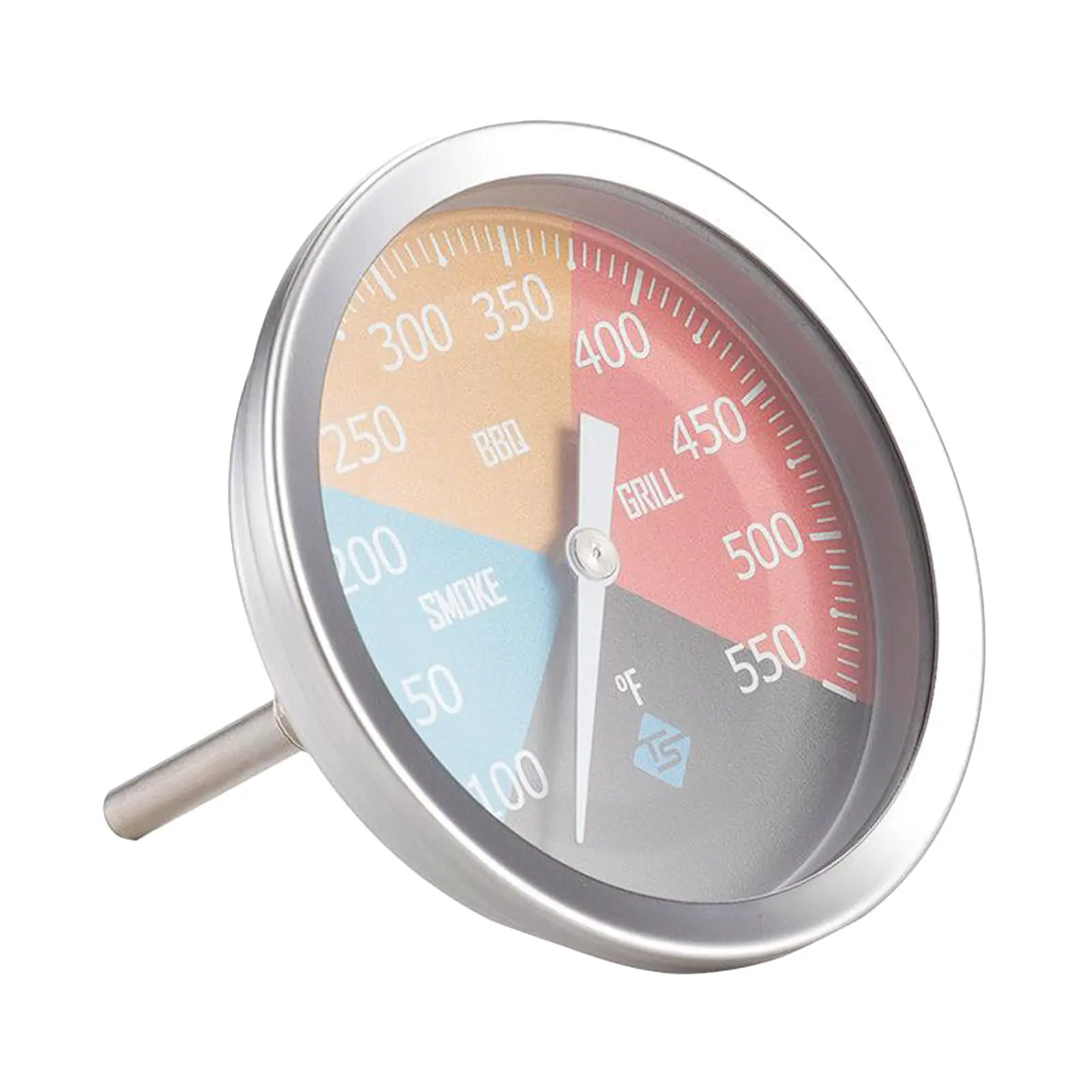 

Bakeware F 3.15" Stainless Steel BBQ Smoker Pit Grill Bimetallic Thermometer Temp Gauge 550℉ Cooking Tool