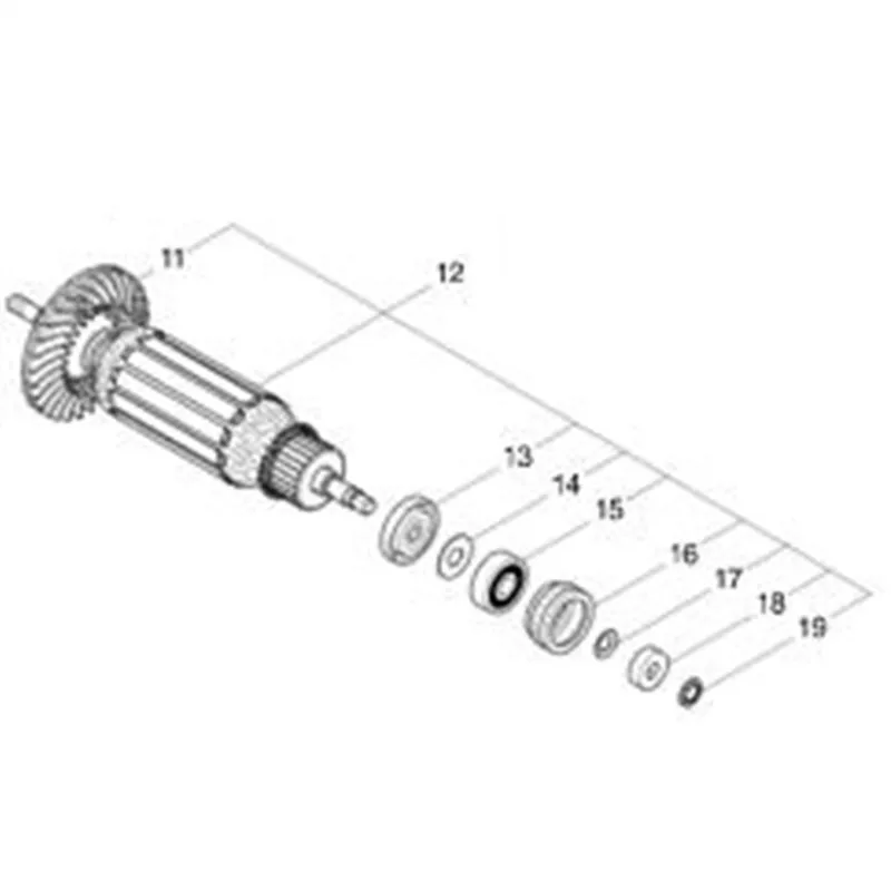 

AC220-240V MAKITA 510378-8 Rotor Motor Armature for PC5010C Rotor