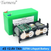 turmera 32700 lifepo4 battery pack 4s1p 12 8v 7ah with 4s 40a balanced bms for electric boat and uninterrupted power supply 12v