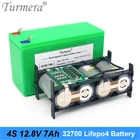 Аккумулятор Turmera 32700 Lifepo4 4S1P, 12,8 В, 7 Ач, с балансировкой BMS 4S 40 А, для электрической лодки и источника бесперебойного питания 12 В