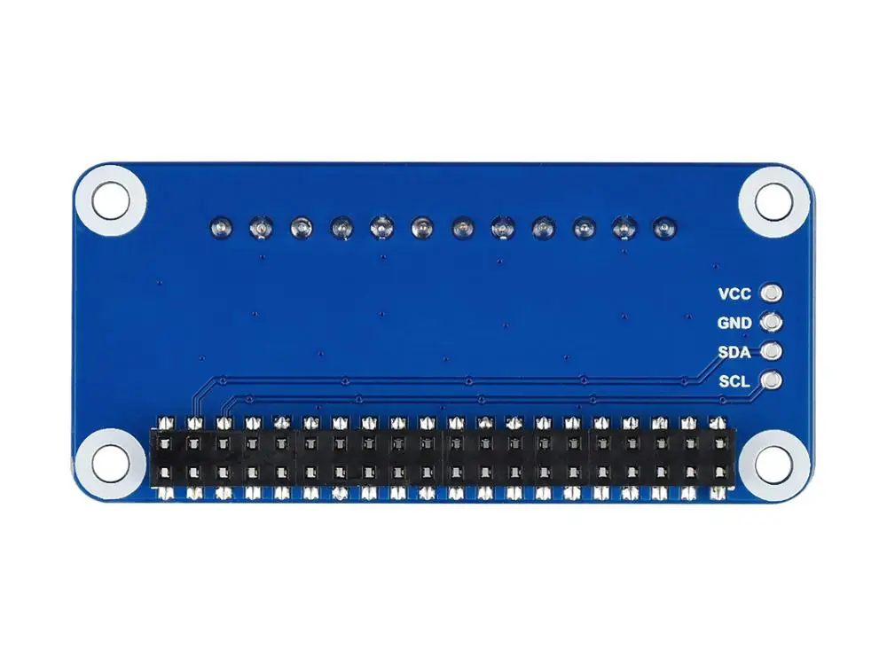 Waveshare 4-ch ток/напряжение/Мощность монитор шляпа для Raspberry Pi интерфейс iec/SMBus |