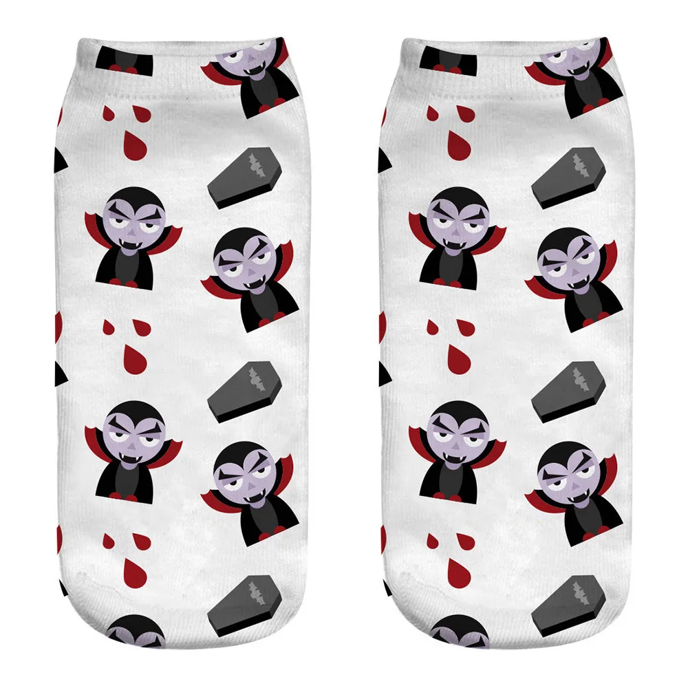 Осень зима носки горячая распродажа Женская обувь модные 3D забавная кота до