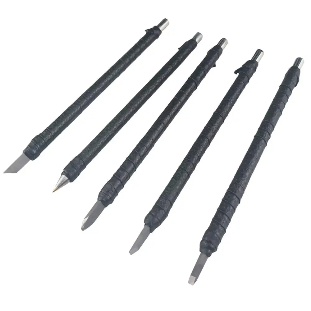 10 шт. Вольфрамовая сталь резьба по камню нож деревянная стамеска для работы с