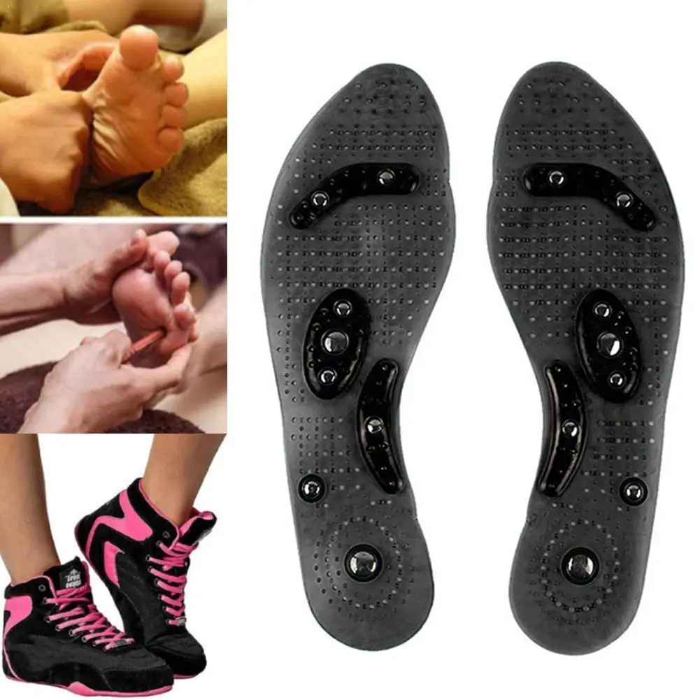 

1 пара, магнитные стельки, терапия ног, магнитный Силиконовый массаж, для похудения, уход за весом, терапия, стельки, коврик для потери обуви, ...