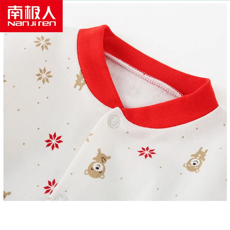 Nanjiren жаккардовый детский комбинезон пижамный комплект Одежда для