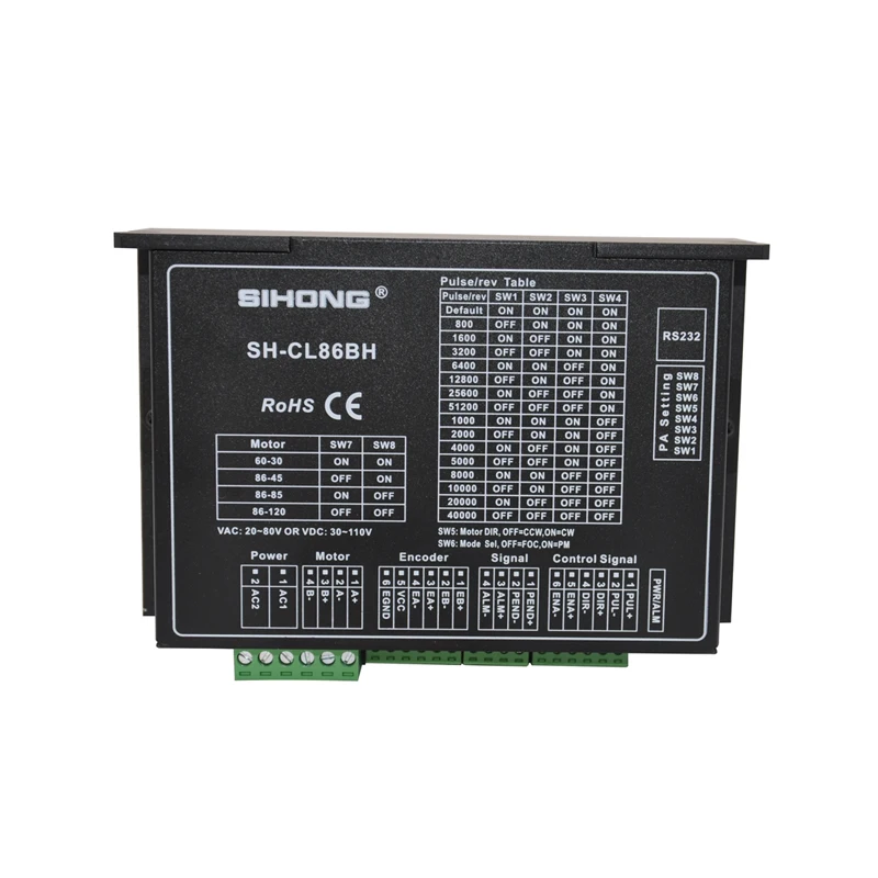 

Siheng Close loop stepper motor driver controller price For cnc machine