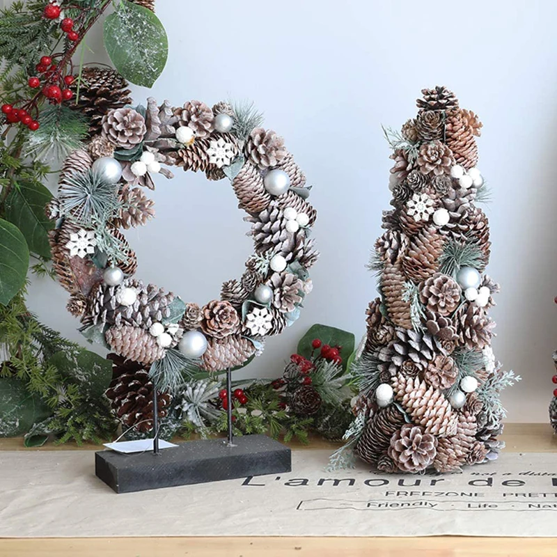 1-10 шт. натуральные сосновые орехи фрукты сушеные искусственные цветы конусы