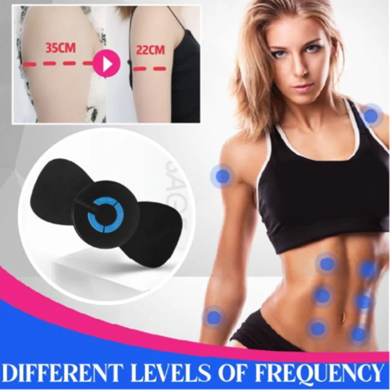 

EMS Electric Muscle Stimulator Slimming Arm Shaper Abs Abdominal Training Device Weight Loss Stickers Unisex