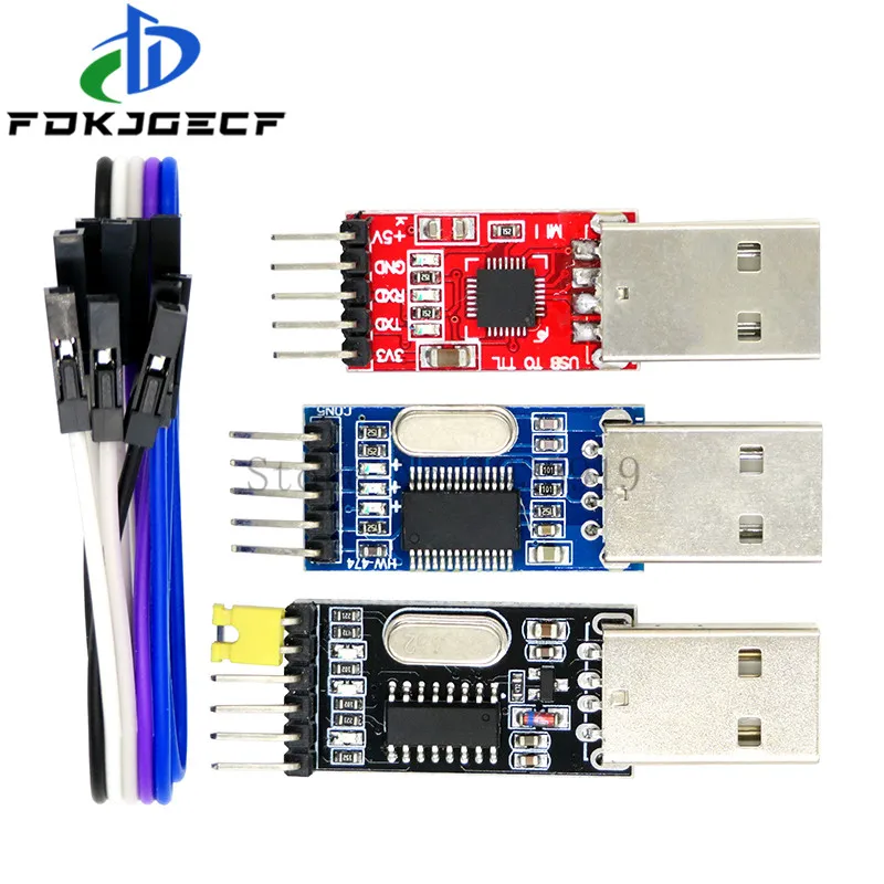 3 шт./лот = 1 шт. PL2303HX + CP2102 CH340G USB к TTL для arduino PL2303 5PIN модулю UART|Интегральные схемы| |