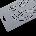 Полупрозрачный акриловый Стёганое одеяло шаблон Лоскутная Вышивка трафареты, 1 шт.