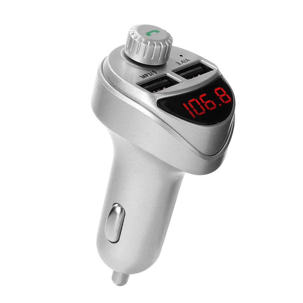 

Car Charger 3.4A Dual USB Charging Car Radio Stereo Player Phone Audio Bluetooth-Compatible 5.0 Audio MP3 Player