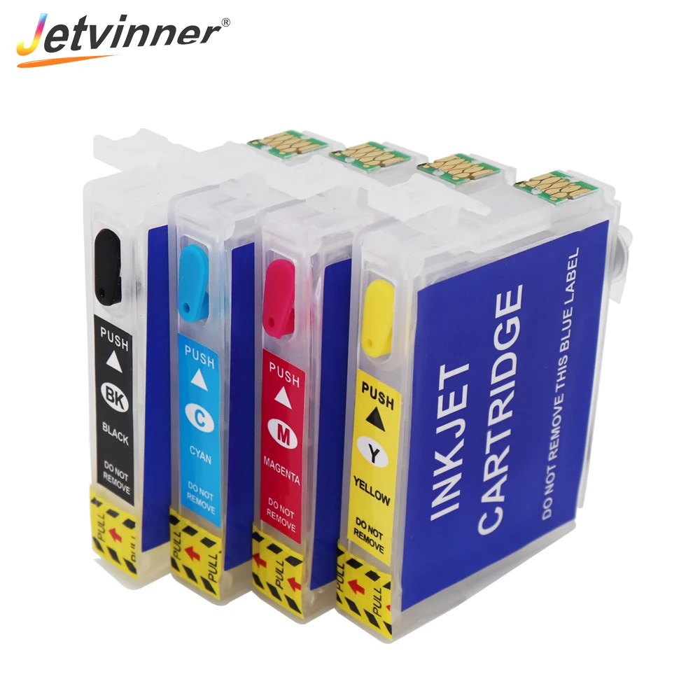 

Jetvinner For T2971 Ink cartridge Refillable With One Time Chips For Epson XP231 XP241 XP-231 XP431 XP-241 XP-431 Inkjet Printer