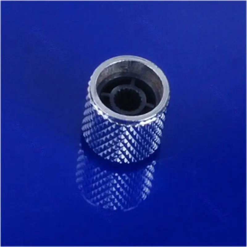 

918E Knob Tunning Tone Volume Metal Dome Knob For Electric Guitar Bass FD TL Silver