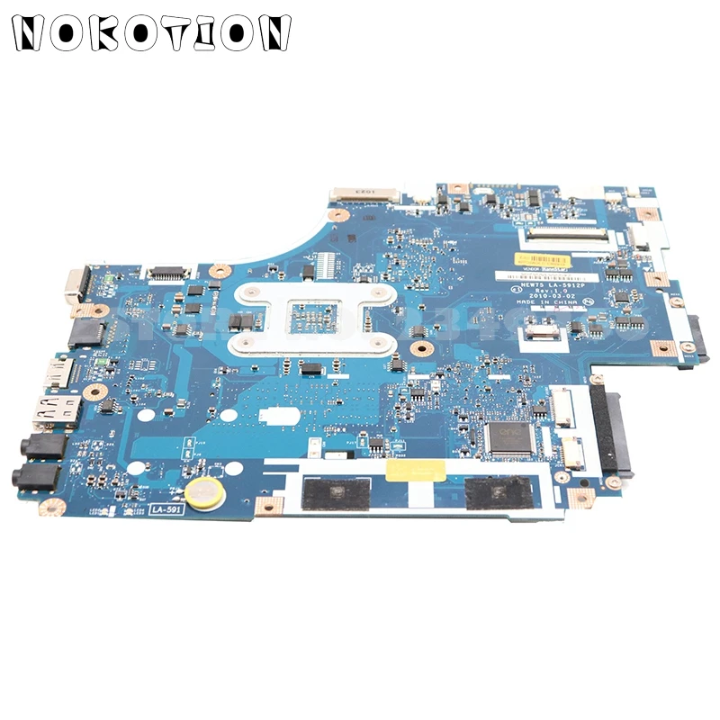 NOKOTION MBNA102001 MB. NA102.001 основная плата для acer aspire 5551 5551G E640 материнская плата для ноутбука NEW75 LA-5912P DDR3 Бесплатный процессор