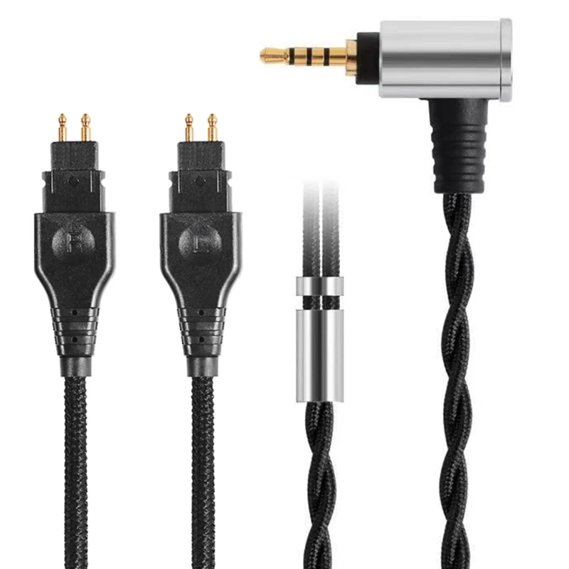 

Кабель для наушников с шумоподавлением для hd560 HD580 HD600 HD660S удлинитель кабеля для гарнитуры идеальный подарок для женщин мужчин девочек мальч...