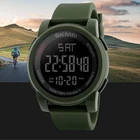 Часы SKMEI Мужские Цифровые с будильником, многофункциональные спортивные водонепроницаемые с силиконовым ремешком, 1257 светодиодный