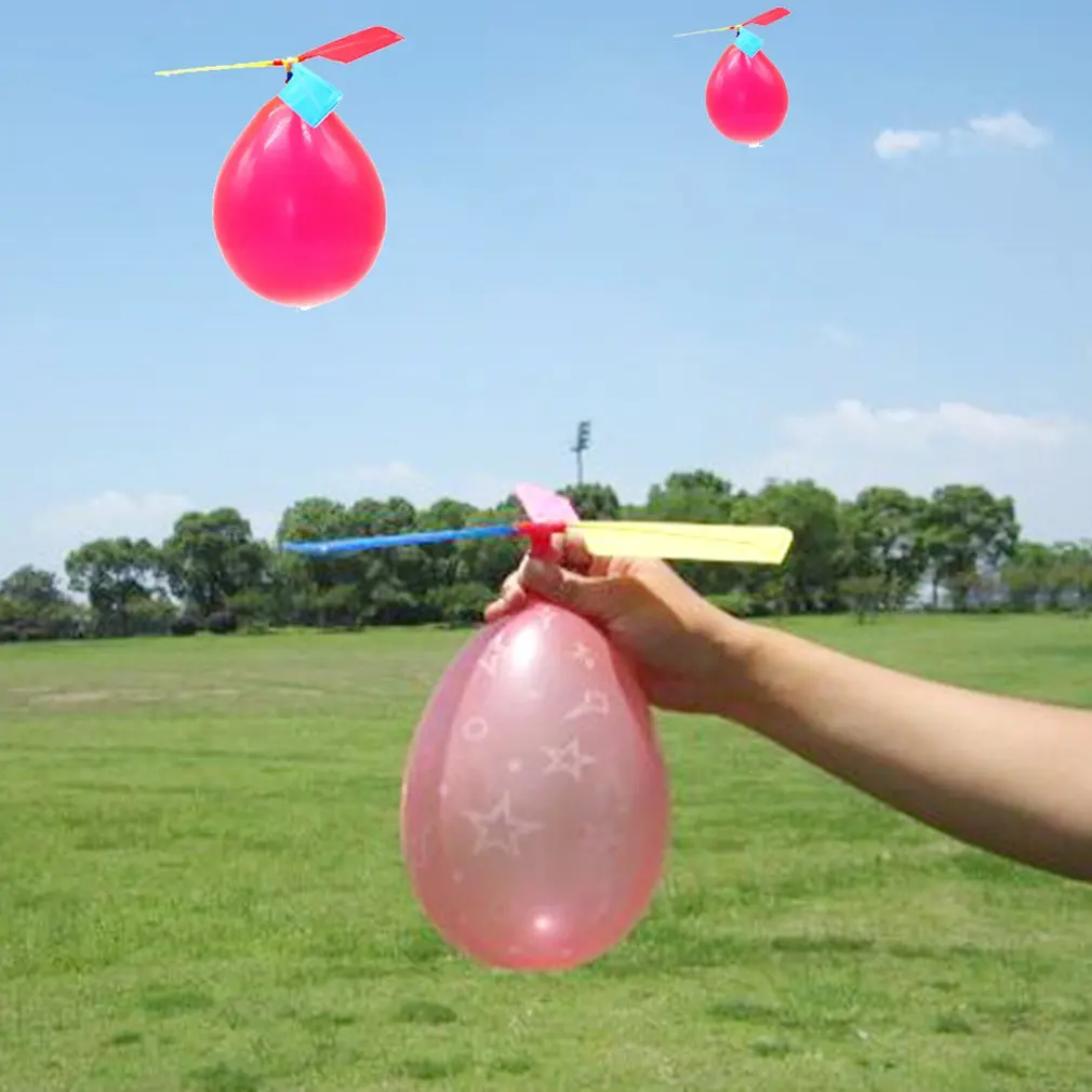 

2 Pcs Funny Classic Helicopter Balloon for Parent-Child Interaction Flying Toy Games Children Educational Toys