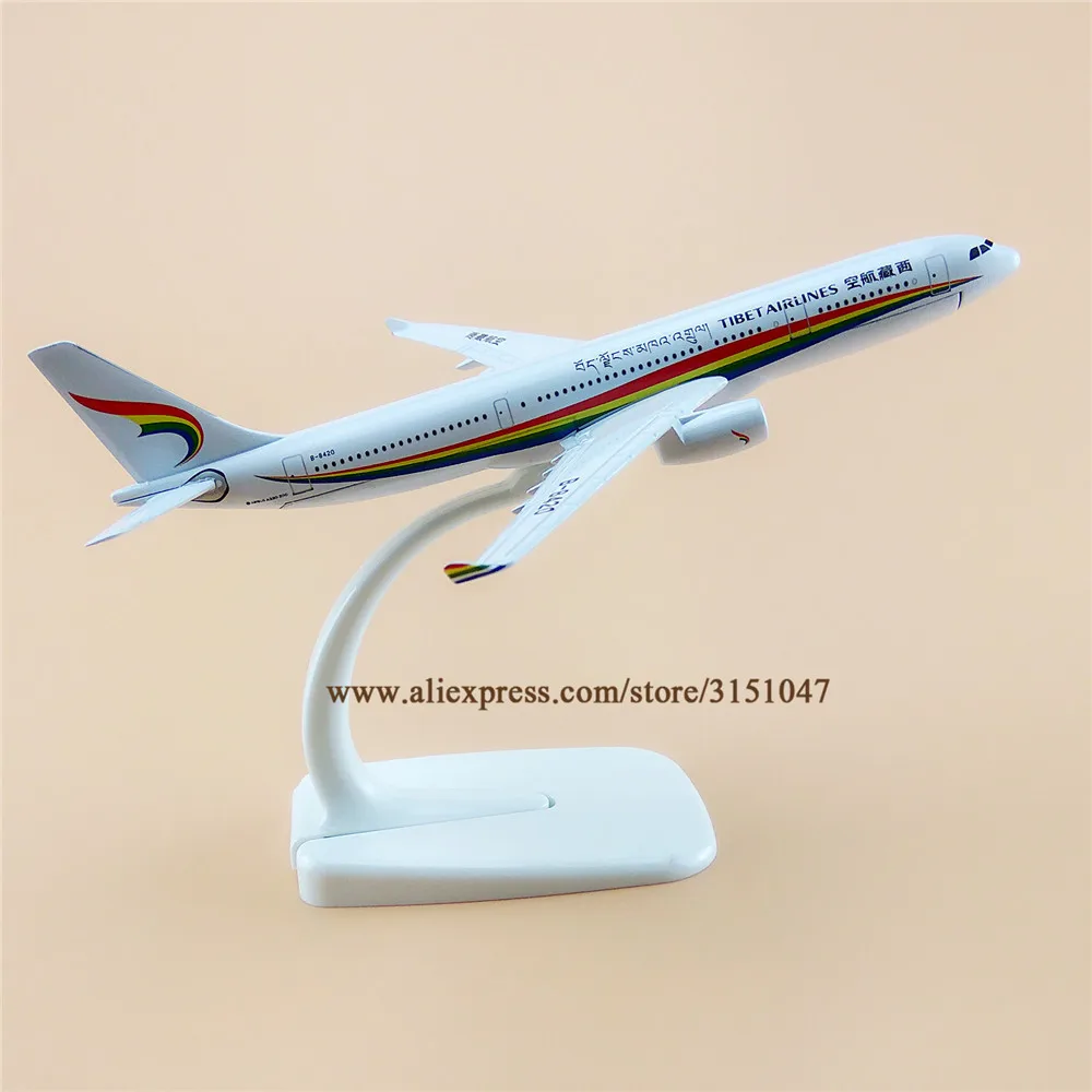 16 см Air CHINA TIBET Airbus 330 A330 Airlines модель самолета из сплава металла литья под давлением