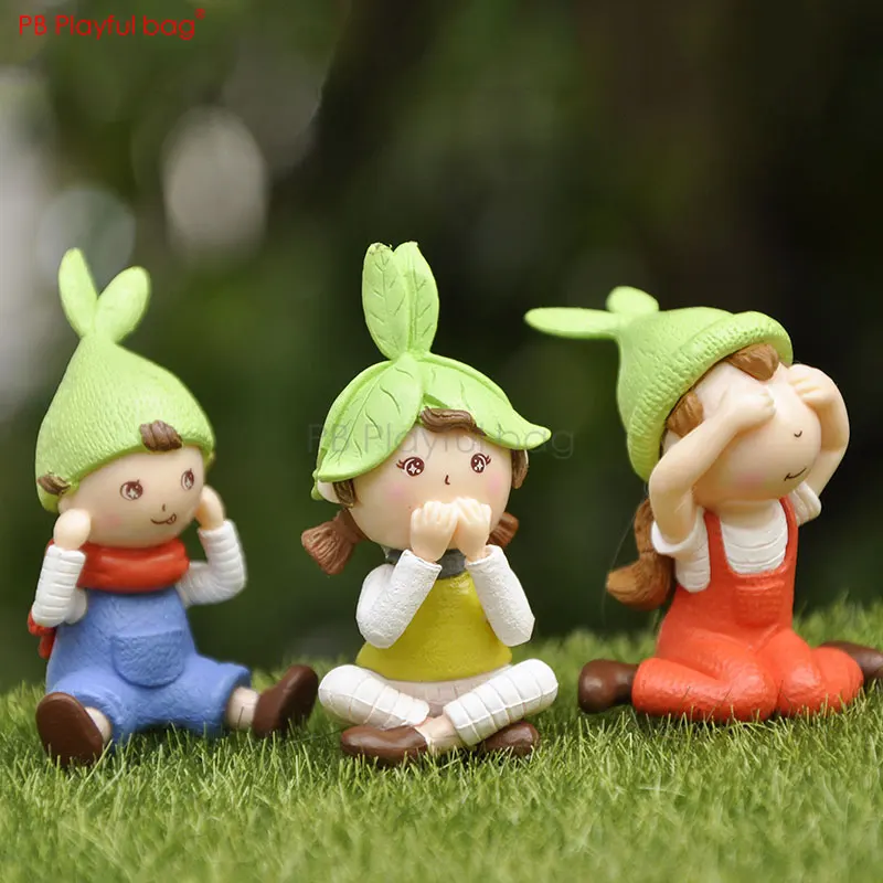 Игривая сумка 3 шт./компл. Симпатичные куклы без видимости не слышно говорят ПВХ