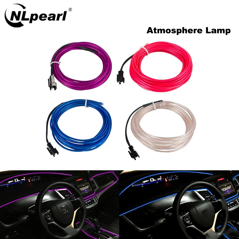 Nlpearl 1x декоративная лампа 1 м/2 м/3 м/5 м светильник для салона автомобиля
