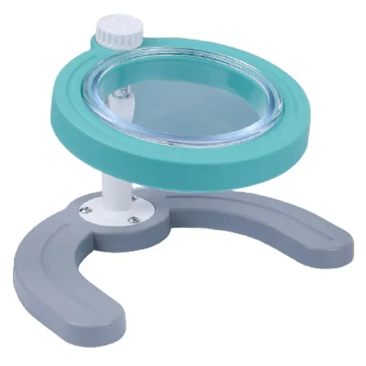 

Glass adjustable elevated raised cat dog bowl pet food water feeder dish stand
