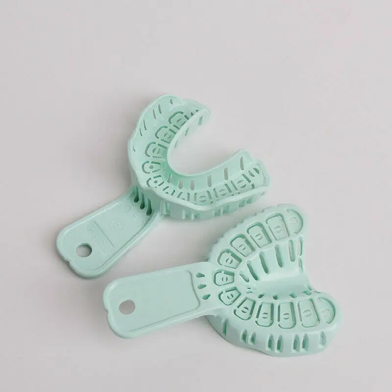 Зеленые одноразовые лотки для имплантации стоматологическая инкрустация