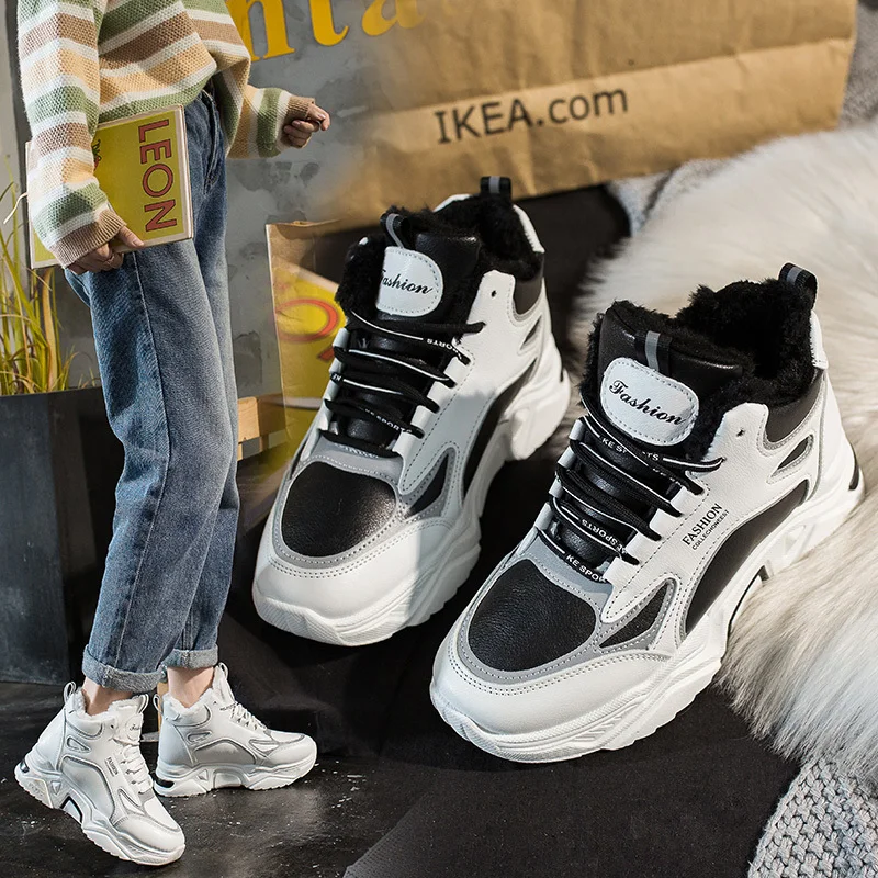 Bjakin голяшка средней высоты спортивная обувь женская уличная зимняя для бега с