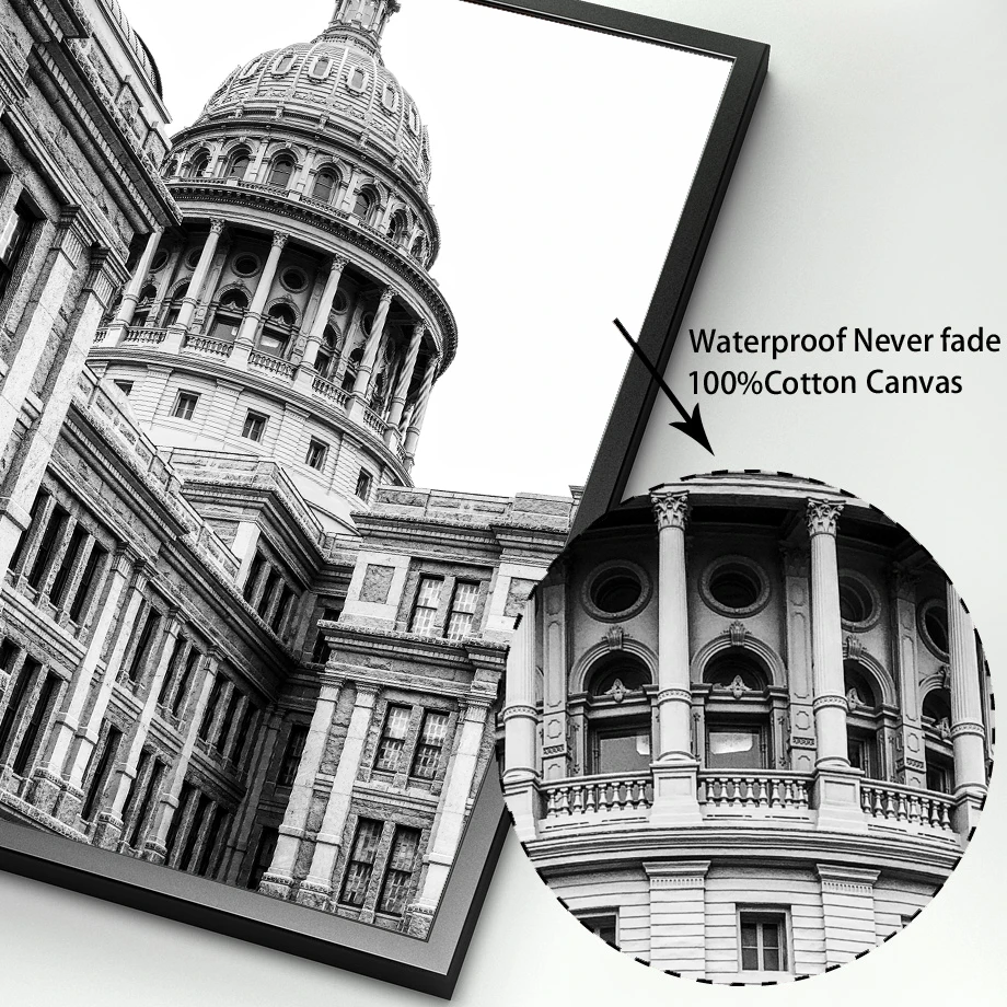 

Nordic Poster Black And White Building Canvas Painting Wall Art Posters And Prints Wall Pictures For Living Room Scandinavian