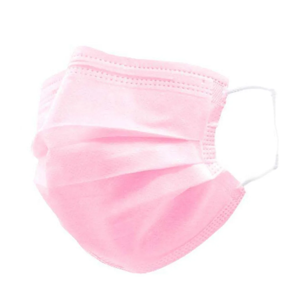 

50/100PC adult mask hot sale non-woven fabric 2-layer meltblown fabric 1-layer thickened mask (with box) 50*