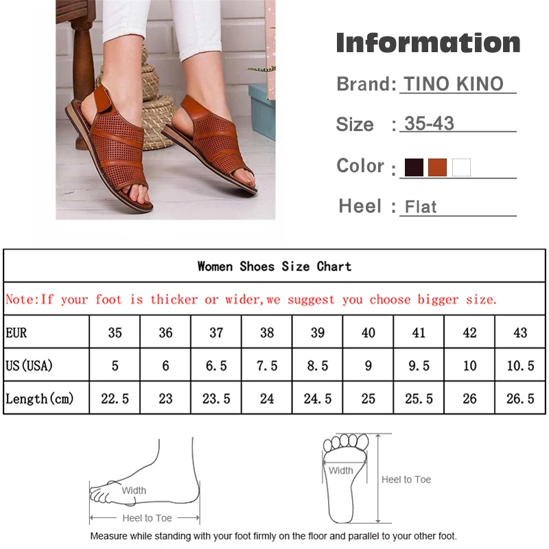 

Women Summer Flat Sandals Ladies Ankle Buckle PU Leather Flat Shoes Woman Round Hole Peep Toe Casual Fashion Female Shoes 2020