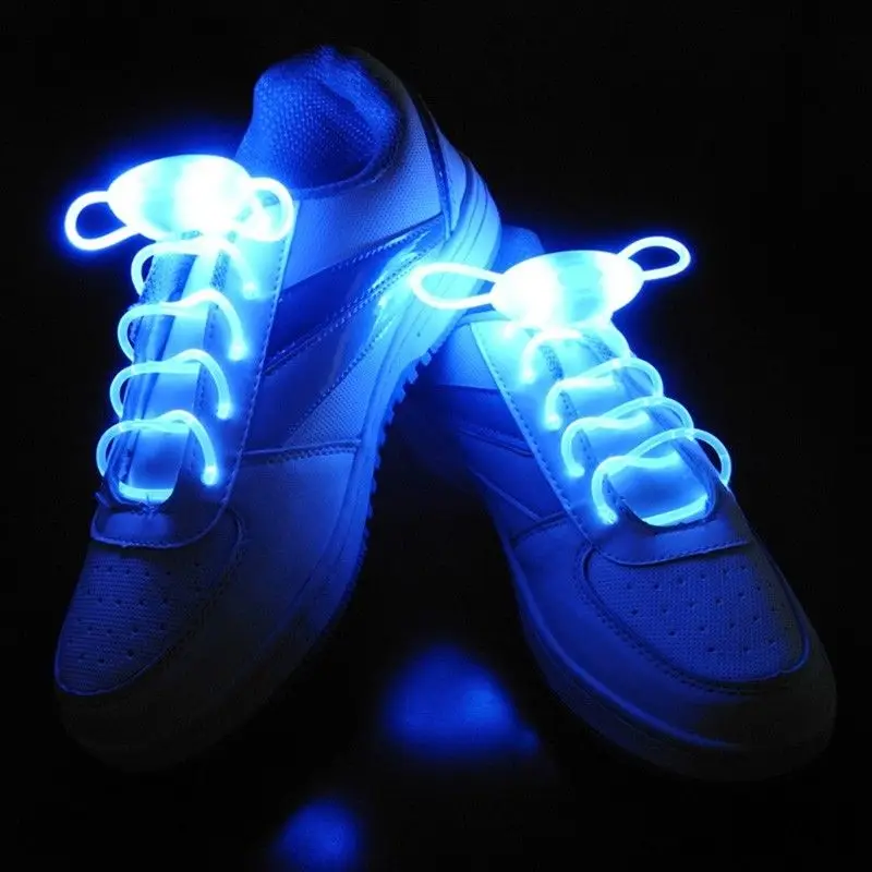 

ICOCO 1 Pair 80CM Multi-Color Neon LED Light Glowing Shoe laces Beautiful High Visibility Neon Lights for