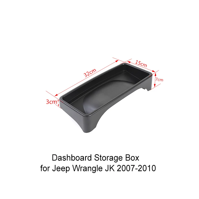 2007-2010 MOPAI органайзер для Jeep Wrangler JK 2007-, коробка для хранения передней панели, чехол-органайзер для Jeep JK Wrangle, аксессуары - Название цвета: 2007-2010