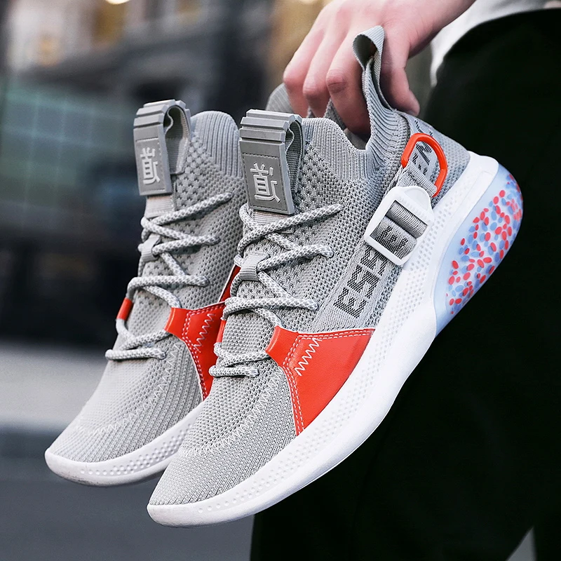 

New Men Casual Shoes spring autumn Mesh Sneakers Men Trainers Lace Up Trainer Outdoor Shoes Men Footwear Sapato Masculino