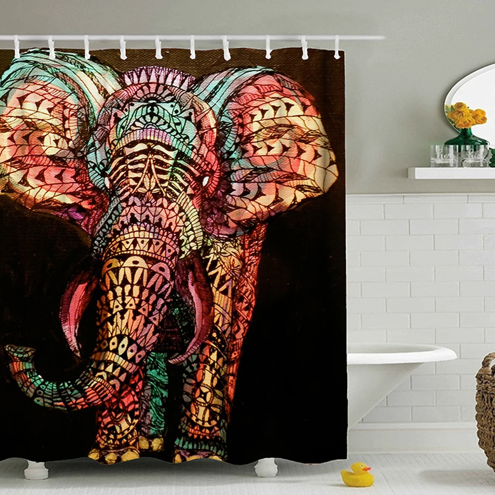 

Bath screen Bathroom decoration Shower curtain WaterprooAnti-Microbial Mildew Resistant Bathroom Shower Curtain Liner