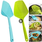 Дуршлаг, искусственный, однотонное сито для муки, ручное сито для чая, пластиковая посуда, Кухонное сито, гаджеты