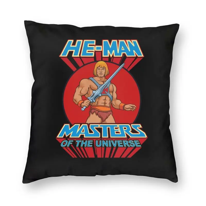 

Masters Of The Universe He-Man Cushion Cover Sofa Home Decor Anime Film Square Pillow Case 45x45cm