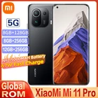 Смартфон Xiaomi Mi 11 Pro глобальной версии, 128 ГБ256 ГБ, Snapdragon 888, камера 50 МП, 120 Гц, AMOLED экран, 67 Вт, быстрая зарядка, 5000 мАч, NFC