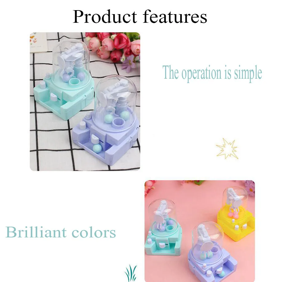 

Mini Clip Candy Machine Small Twisting And Catching Machine Educational Toys Kids Toy Warehouse Price Birthday Christmas Gift