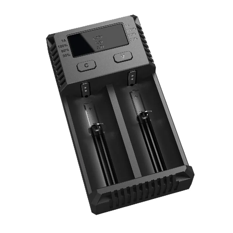 NITECORE Новый I2 Intelli зарядное устройство oled экран + 18650 2600 мАч NL1826 3 7 V 9.6Wh