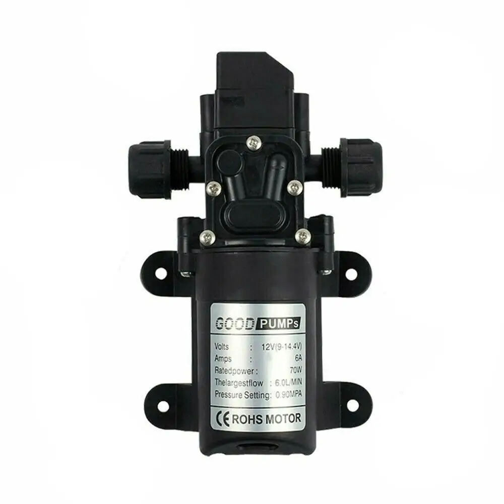 Новый 12V Водяной насос 4.3Lpm самовсасывающий караван Кемпинг лодка электрическая