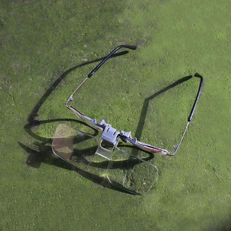 2X стекло es стиль увеличительное с зажимом для чтения|Лупы| |